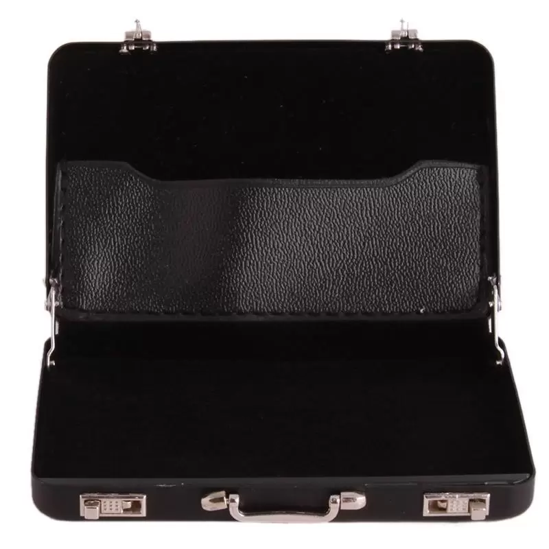 Card Holders Business ID Holder Travel Suitcase Organizer Wallet Pocket Case Aluminum Metal Box
