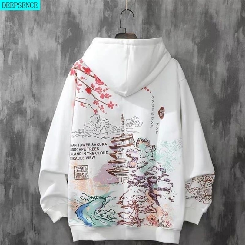 Chinese Style Men Hoodie Plus Velvet Harajuku Sweatshirt Loose Trendy Brand Hip-Hop Student 220406, Black
Chinese Style Men Hoodie Plus Velvet Harajuku Sweatshirt Loose Trendy Brand Hip-Hop Student 220406, Black