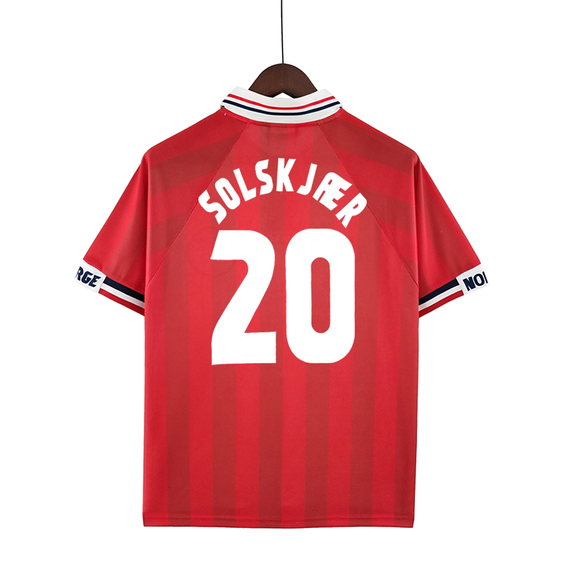 Retro Norvege 1998-00 Solskjaer Flo Iversen Soccer Jerseys Norwaies Classic Shirt Vintage Kit, 98-00 home
Retro Norvege 1998-00 Solskjaer Flo Iversen Soccer Jerseys Norwaies Classic Shirt Vintage Kit, 98-00 home