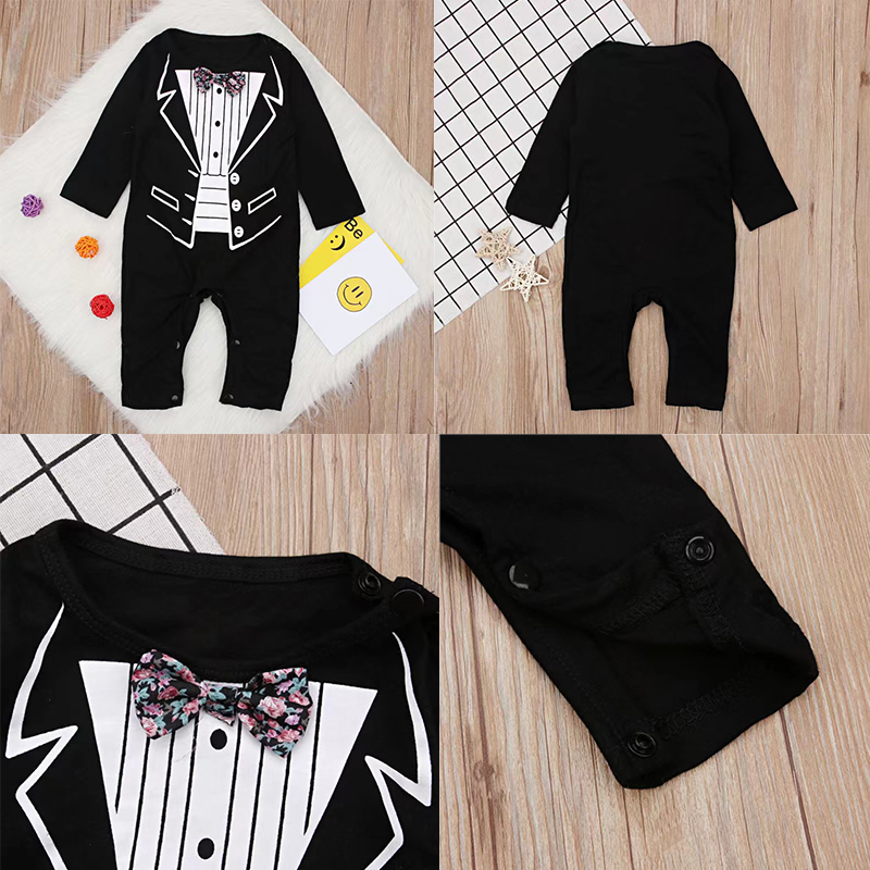 Children's Suit Clothes Girls Boys Full Dress Rompers Cotton Kids Lnfant Clothing Suitable For Banquets And Wedding Parties Baby Infant Clothe