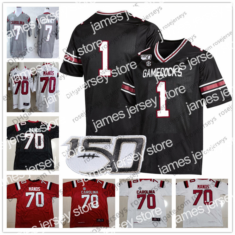 NCAA Jersey James 2019 sur mesure NCAA Gamecocks # 4 Jeux de cartes 44 Sherrod Greene 70 Manches 87 Kiel Pollard Nouveau Noir Vintage 150TH Maillot De, Black with 150th
NCAA Jersey James 2019 sur mesure NCAA Gamecocks # 4 Jeux de cartes 44 Sherrod Greene 70 Manches 87 Kiel Pollard Nouveau Noir Vintage 150TH Maillot De, Black with 150th