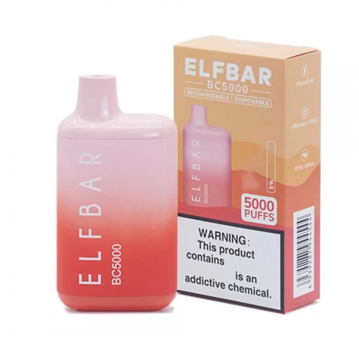 Elf Bar BC5000 Disposable E cigarettes 5000 Puffs Vape Pen 13ml Pre-filled Mesh Coil Pods 650mAh Rechargeable Battery Vaporizers escobar
Elf Bar BC5000 Disposable E cigarettes 5000 Puffs Vape Pen 13ml Pre-filled Mesh Coil Pods 650mAh Rechargeable Battery Vaporizers escobar