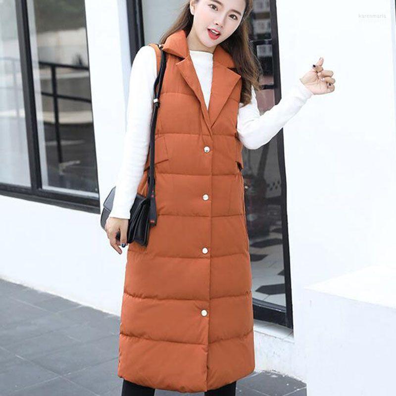 Style Women Winter Vest Female Long Waistcoat Sleeveless Jackets Suit Collar Ladies Down Cotton Warm Vests AC1052 Kare22, Beige
Style Women Winter Vest Female Long Waistcoat Sleeveless Jackets Suit Collar Ladies Down Cotton Warm Vests AC1052 Kare22, Beige