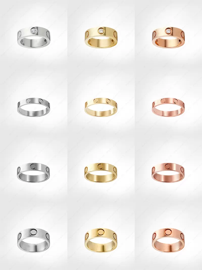 Love Ring mens ring Diamond luxury jewelry Titanium steel Gold Silver Rose size 5/6/7/8/9/10/11mm Never fade Not allergic Band designer rings for women
Love Ring mens ring Diamond luxury jewelry Titanium steel Gold Silver Rose size 5/6/7/8/9/10/11mm Never fade Not allergic Band designer rings for women