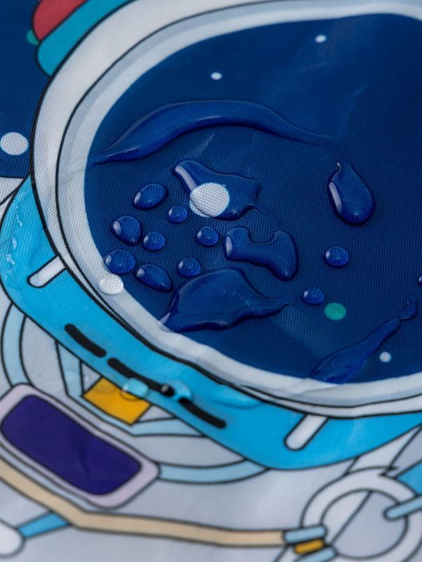 Boys Cartoon Astronaut Graphic Drawstring Backpack SHE