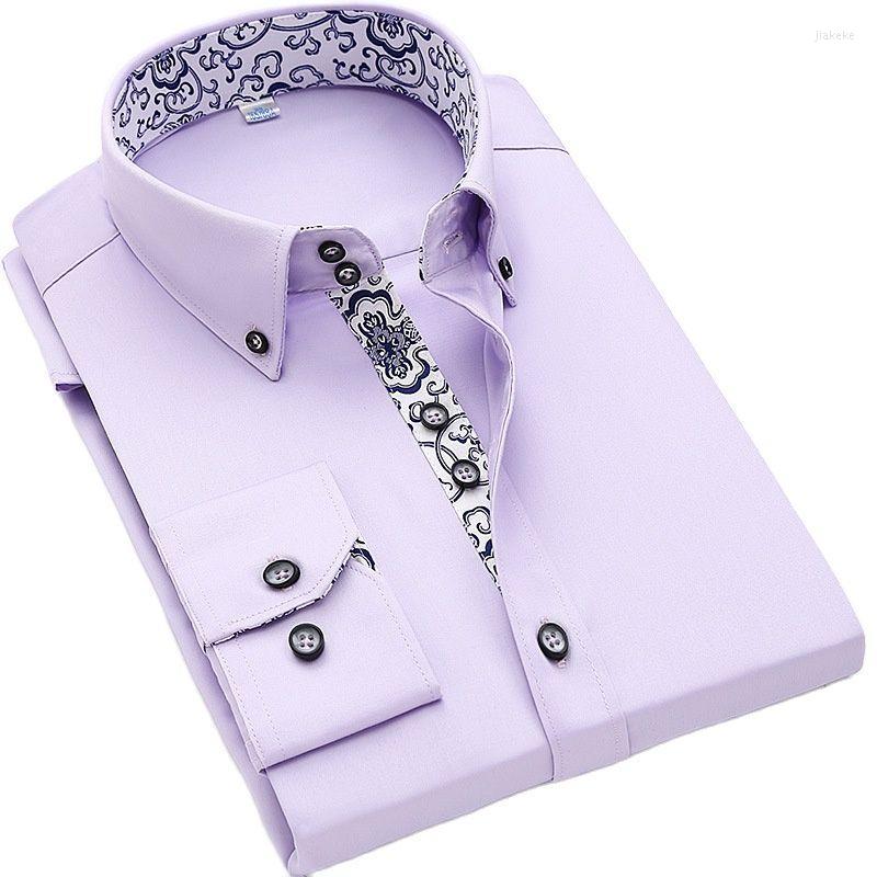 Men' Dress Shirts Flower Print Solid Men Shirt Spring Long Sleeve Social Causal Brand ClothingMen, 03
Men' Dress Shirts Flower Print Solid Men Shirt Spring Long Sleeve Social Causal Brand ClothingMen, 03