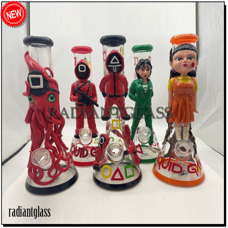 13" Unique 3D beaker Bong Big Hookahs Clown Thick Tall Heady glass bongs with diffused downstem big bongs
13" Unique 3D beaker Bong Big Hookahs Clown Thick Tall Heady glass bongs with diffused downstem big bongs