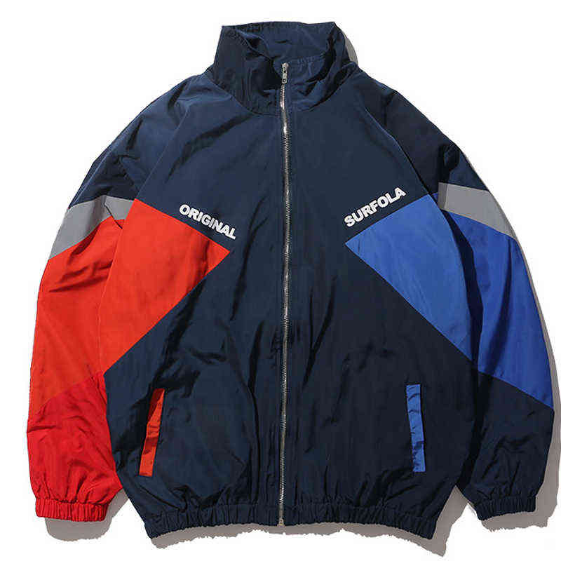 3M Reflective Mens Windbreaker Jacket Autumn 2021 Fashion Casual Patchwork Loose Woman Vintage Jacket Sportswear Bomber Jackets T220728
3M Reflective Mens Windbreaker Jacket Autumn 2021 Fashion Casual Patchwork Loose Woman Vintage Jacket Sportswear Bomber Jackets T220728