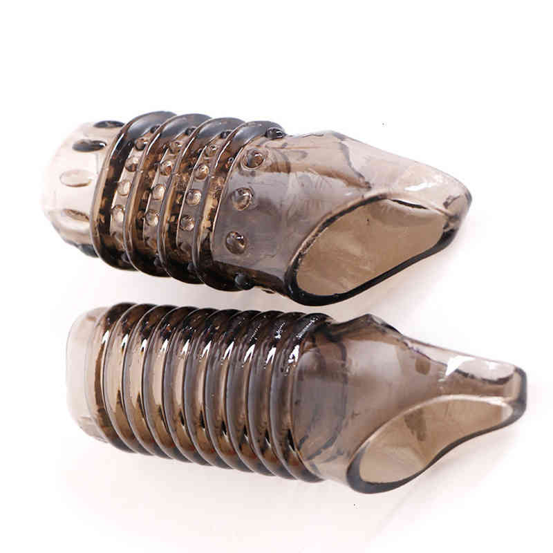 Massager Vibrator Wolf Tooth Cover Men's Increased Semen Lock Delay Sex Products Crystal Penis Adult 6X1H