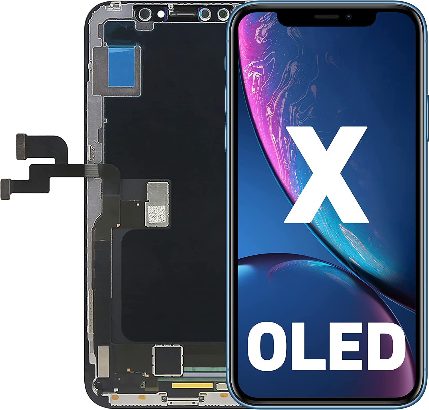 FaRuiX OLED Screen Display Panels Replacement For iPhone X XS XSMAX Digitizer Assembly No Dead Pixel 100% Test SOFT HARD
FaRuiX OLED Screen Display Panels Replacement For iPhone X XS XSMAX Digitizer Assembly No Dead Pixel 100% Test SOFT HARD