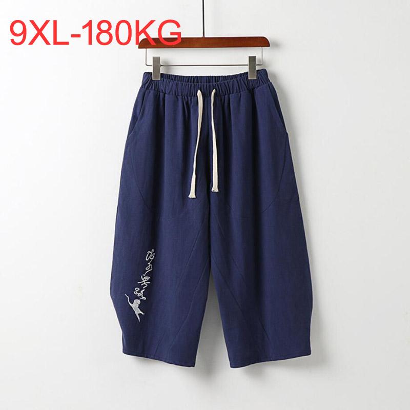Men's Sleepwear Summer Men Sleep Bottoms Casual Home Shorts Plus Size 8XL 9XL 180KG Linen Chinese Style Loose Wear Comfortable 52 54Men's, Black
Men's Sleepwear Summer Men Sleep Bottoms Casual Home Shorts Plus Size 8XL 9XL 180KG Linen Chinese Style Loose Wear Comfortable 52 54Men's, Black