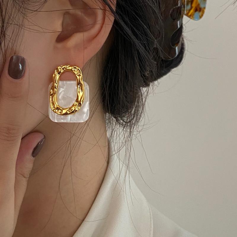 Dangle & Chandelier Lifefontier Trendy Metal White Acrylic Drop Earrings For Women Gold Silver Color Geometric Square Korean JewelryDangle
Dangle & Chandelier Lifefontier Trendy Metal White Acrylic Drop Earrings For Women Gold Silver Color Geometric Square Korean JewelryDangle