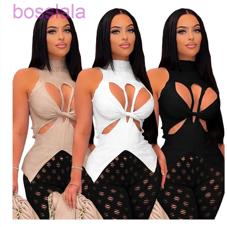 Womens Sexy T-shirt Vest For 2022 Summer New Product Solid Color Thread Stand Collar Personalized Hollow Out Slim Tops, White
Womens Sexy T-shirt Vest For 2022 Summer New Product Solid Color Thread Stand Collar Personalized Hollow Out Slim Tops, White