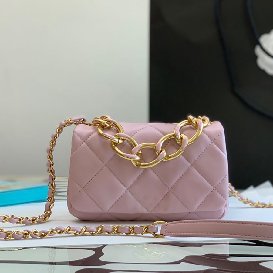 Original Quality Diamond Lattice 18CM Mini Designer Flap Bag Women Sheepskin Cross Body Bags Luxuries Designers Thick Chain Shoulder Bags With Box C078
Original Quality Diamond Lattice 18CM Mini Designer Flap Bag Women Sheepskin Cross Body Bags Luxuries Designers Thick Chain Shoulder Bags With Box C078