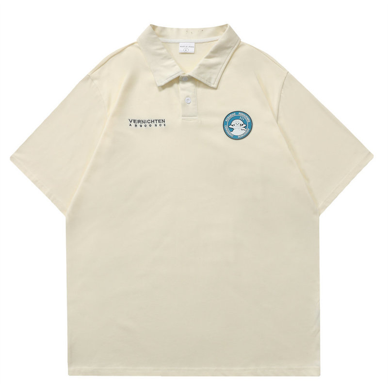 Polo Shirts Solid Color Vintage Turn-down Collar Cotton Shirts Men's Clothing Streetwear Casual Oversized T Shirt for Men, Beige
Polo Shirts Solid Color Vintage Turn-down Collar Cotton Shirts Men's Clothing Streetwear Casual Oversized T Shirt for Men, Beige