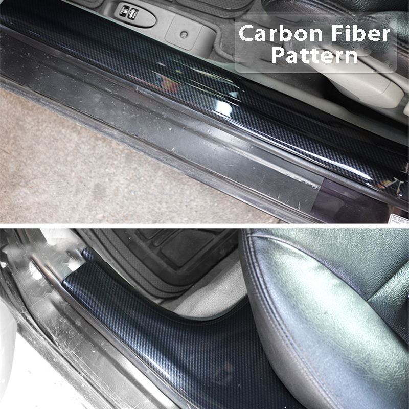 Car Door Armrest Rearview Mirror Carbon Fiber Pattern Modification Accessories For Civic 9th Gen 2012 2013 2014 Decorative Parts