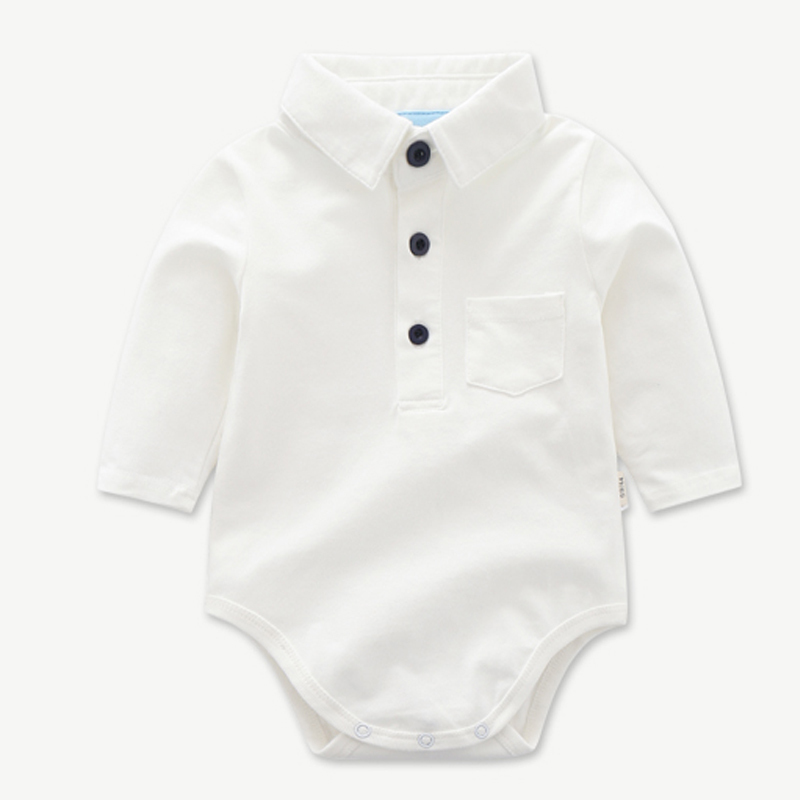 born Clothes Toddler Boy Hat Romper Baby Set 3PCS Cotton Bib Long-sleeved Jumpsuit Suit Boys Fashion Outfit 3 6 9 12 18 24M 220507