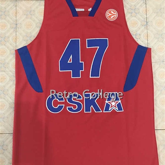Xflsp 47 Andrei Kirilenko CSKA MOSCOW Throwback Stitche Embroidery Basketball Jersey Custom any Number and name, Red
Xflsp 47 Andrei Kirilenko CSKA MOSCOW Throwback Stitche Embroidery Basketball Jersey Custom any Number and name, Red
