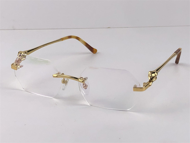 new fashion frame design optical glasses 02818 metal irregular frame-less transparent crystal cut lens animal leg retro classic wholesale
new fashion frame design optical glasses 02818 metal irregular frame-less transparent crystal cut lens animal leg retro classic wholesale