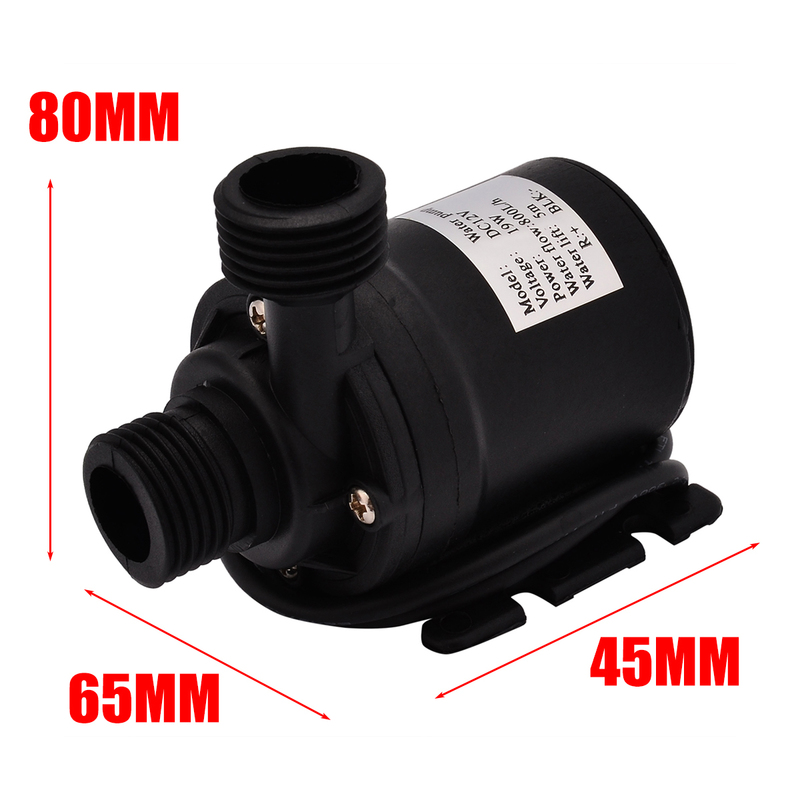 5M 800L/H DC12V Ultra Quiet Mini Submersible Water Pump Lift Home Garden Waterproof Brushless Motor Water Pump 220510