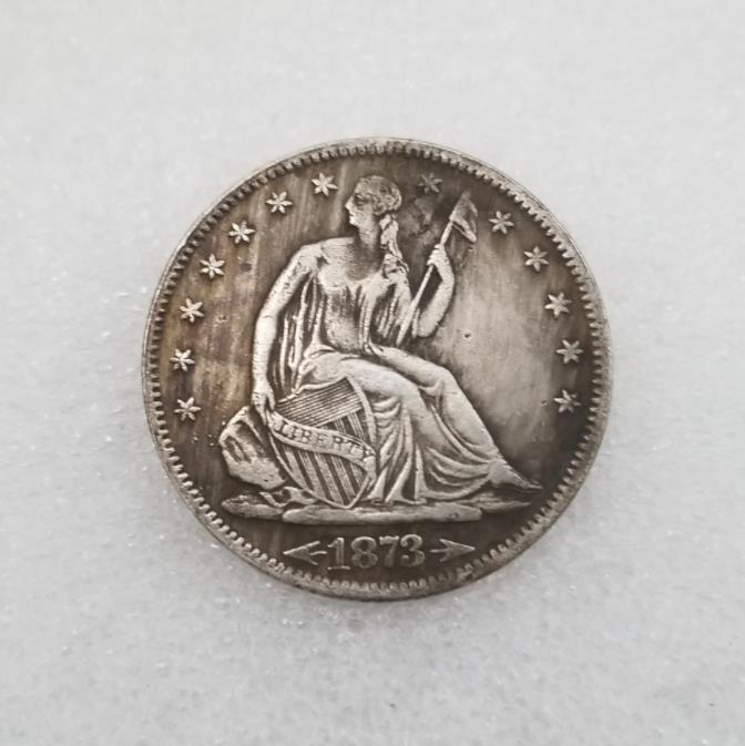 US 1873 P/CC Liberty Seated Half Dollar Silver Plated Craft Copy Coins metal dies manufacturing factory Price
US 1873 P/CC Liberty Seated Half Dollar Silver Plated Craft Copy Coins metal dies manufacturing factory Price