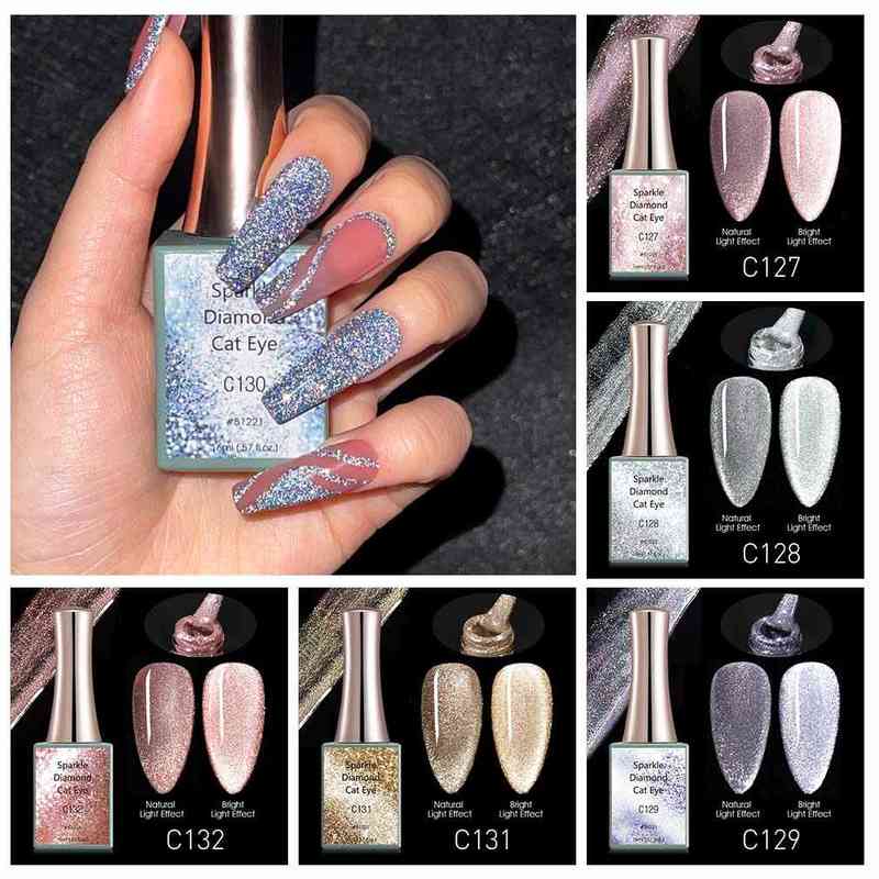 NXY Nail Gel Canni 16ml Sparkle Diamond Cat Eye White Color Series Milky Gorgeous Full Coverage Pink Nude Semi Permanent 0328
