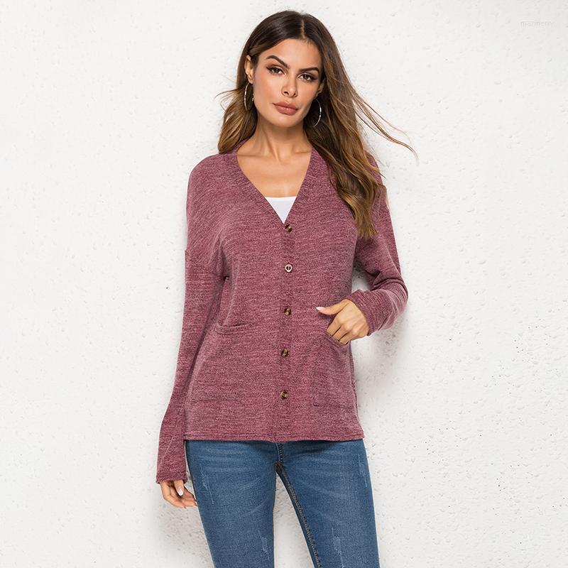Women' Knits & Tees Casual Cardigans 2022 Spring Autumn Outerwear For Women Single Breasted Sweater Coat Long Sleeve Knitted Sweaters Ladie, Wine red
Women' Knits & Tees Casual Cardigans 2022 Spring Autumn Outerwear For Women Single Breasted Sweater Coat Long Sleeve Knitted Sweaters Ladie, Wine red