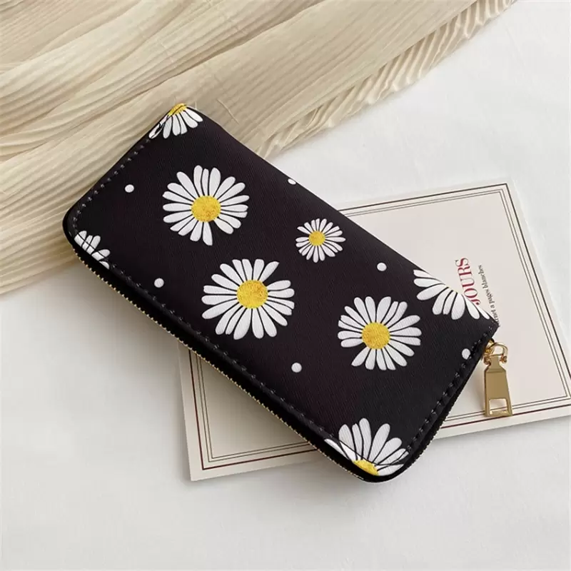 Womens Wallets Long Small Daisy Print Mobile Phone Bag Female Clutch Bag Korean Version Coin Purse Ladies Wallet Large Capacity, Blue
Womens Wallets Long Small Daisy Print Mobile Phone Bag Female Clutch Bag Korean Version Coin Purse Ladies Wallet Large Capacity, Blue