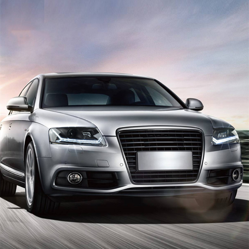 Car Headlamp For Audi A6 LED Headlight Assembly 2005-2012 Headlights A6L Running Light Start-up Head Light