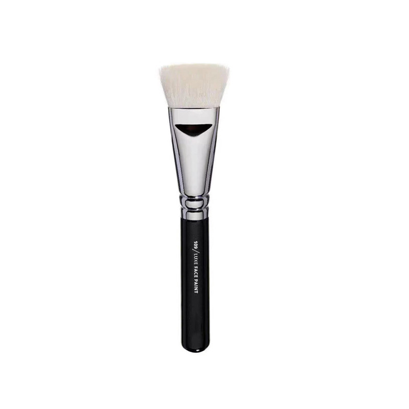 Luxe Face Paint Makeup Brush 109 - Black / Rose Golden Sculpt Blend Contour Seamless Foundation Cream Beauty Cosmetics Tools