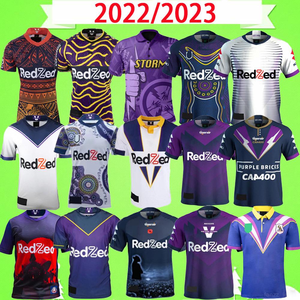 2022 2023 Melbourne RUGBY LEAGUE JERSEY Sweater shorts Hero Vintage souvenir 22 23 Edition Indigenous Set training wear 1998 retro POLO t