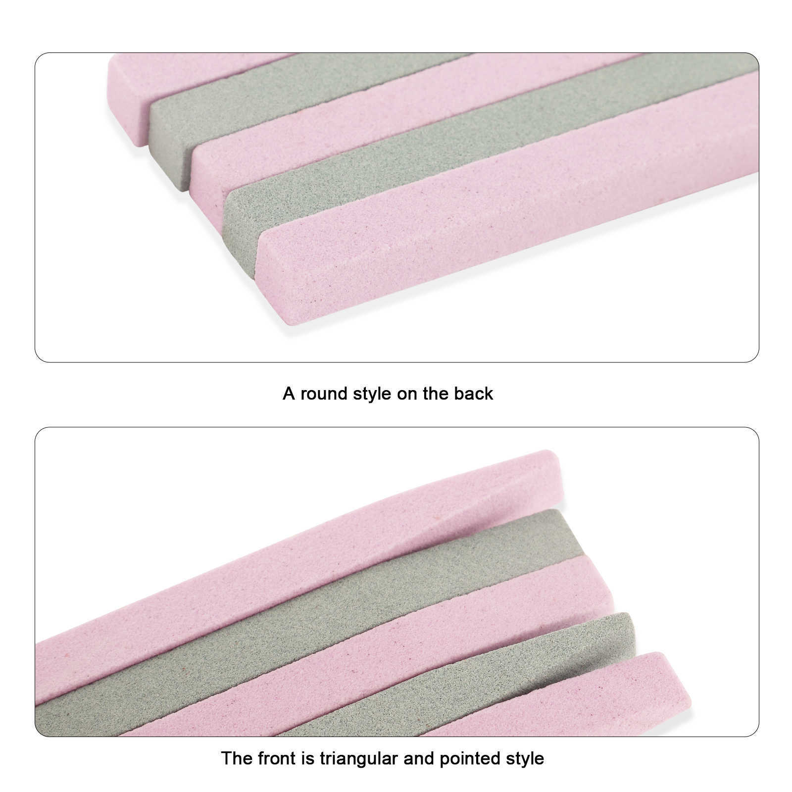 Nail Art Grinding Stone Bar File Exfoliate Quartz Scrub Carving Rod Cuticle Remove Stick Pusher Dead Skin Manicure Care Tool