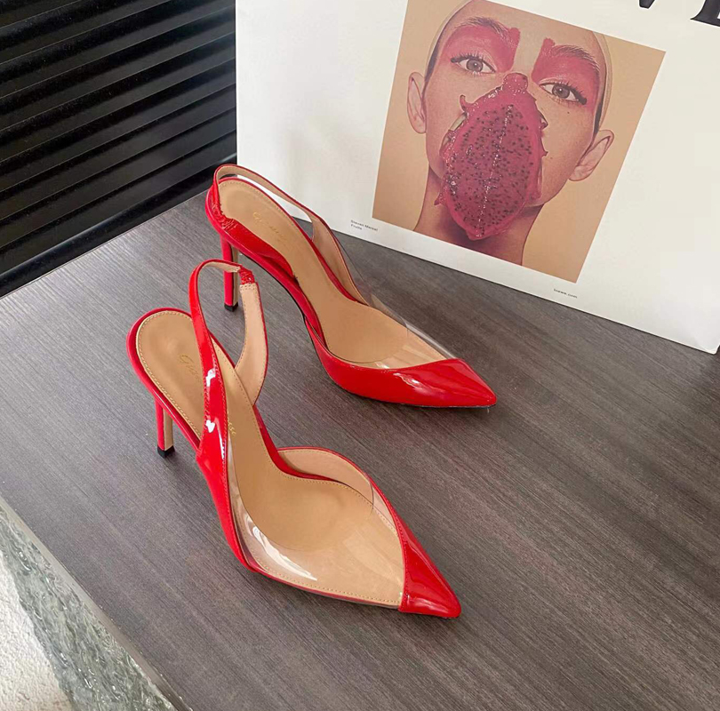 Women Pumps Shoe Nude Transparent Stitching PVC Heel Sandals Point Toe High Heels Party Bride 10.5cm White gules Patent Wedding Shoes Box and Designer factory shoes, Gifts are not sold separately
Women Pumps Shoe Nude Transparent Stitching PVC Heel Sandals Point Toe High Heels Party Bride 10.5cm White gules Patent Wedding Shoes Box and Designer factory shoes, Gifts are not sold separately