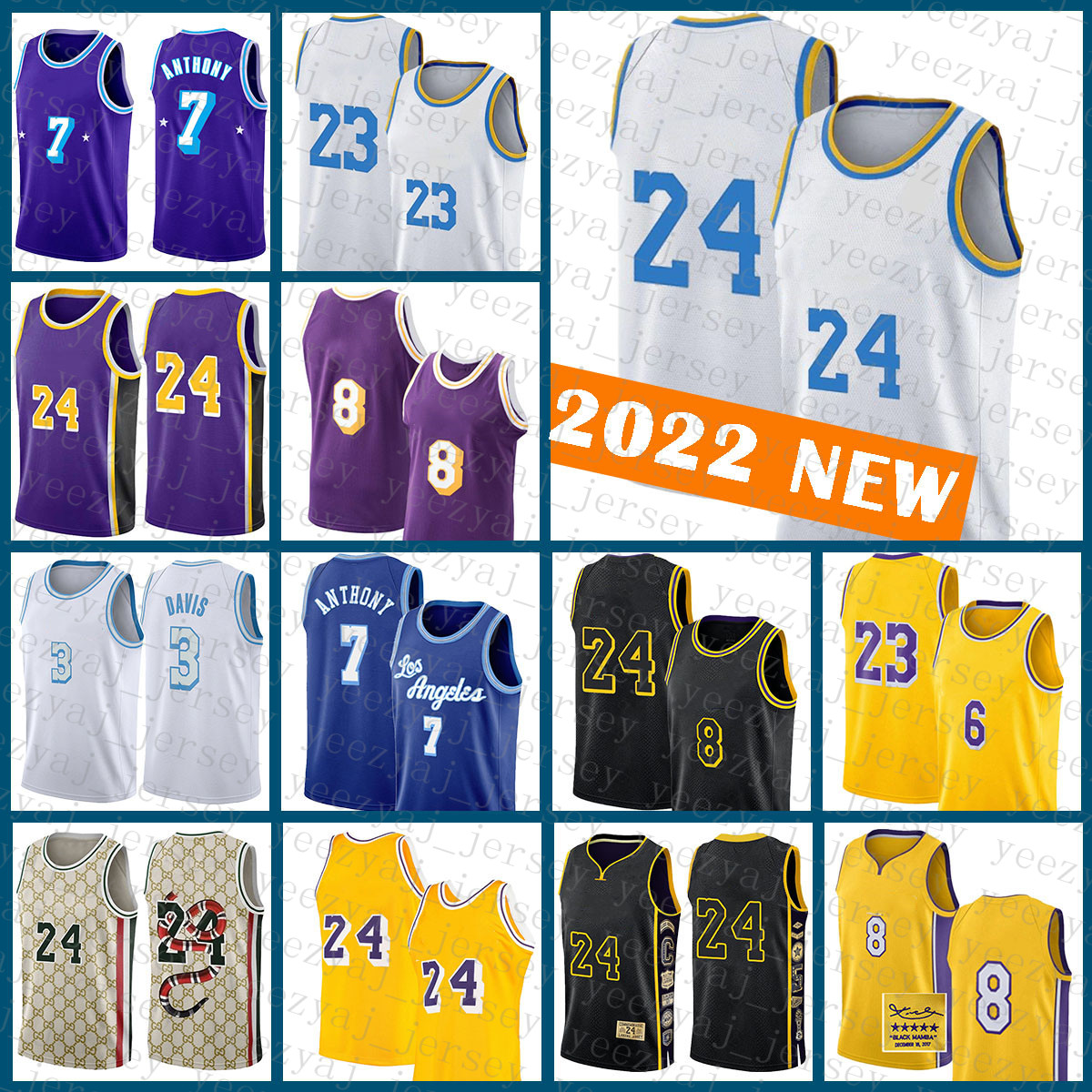 24 8 LeBron James Basketball Jersey Anthony Russell Westbrook Davis Bryant Los Angeles''Lakers''Kobe''Black 23 6 3 0 Mamba 55
24 8 LeBron James Basketball Jersey Anthony Russell Westbrook Davis Bryant Los Angeles''Lakers''Kobe''Black 23 6 3 0 Mamba 55