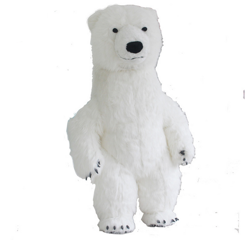 Mascot doll costume White Polar Bear Inflatable Costume 2M/2.6M/3M Tall Long Hair Mascot Costume for Advertising Suitable for 1.6m To 1.95m
Mascot doll costume White Polar Bear Inflatable Costume 2M/2.6M/3M Tall Long Hair Mascot Costume for Advertising Suitable for 1.6m To 1.95m