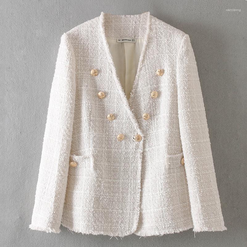 Women's Wool & Blends 2022 Autumn Solid Slim Long Jackets Korean Style V Neck Double Breasted With Pockets Buttons Outwear Coats Mujer, Beige
Women's Wool & Blends 2022 Autumn Solid Slim Long Jackets Korean Style V Neck Double Breasted With Pockets Buttons Outwear Coats Mujer, Beige
