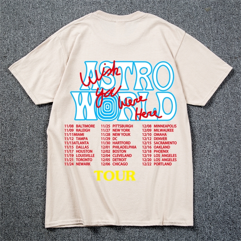 Men' T-Shirts Fashion Hip Hop T Shirt Men Women Travis Scotts ASTROWORLD Harajuku T Shirts YOU WERE HERE Letter Print Tees Tops 220725, Yellow
Men' T-Shirts Fashion Hip Hop T Shirt Men Women Travis Scotts ASTROWORLD Harajuku T Shirts YOU WERE HERE Letter Print Tees Tops 220725, Yellow