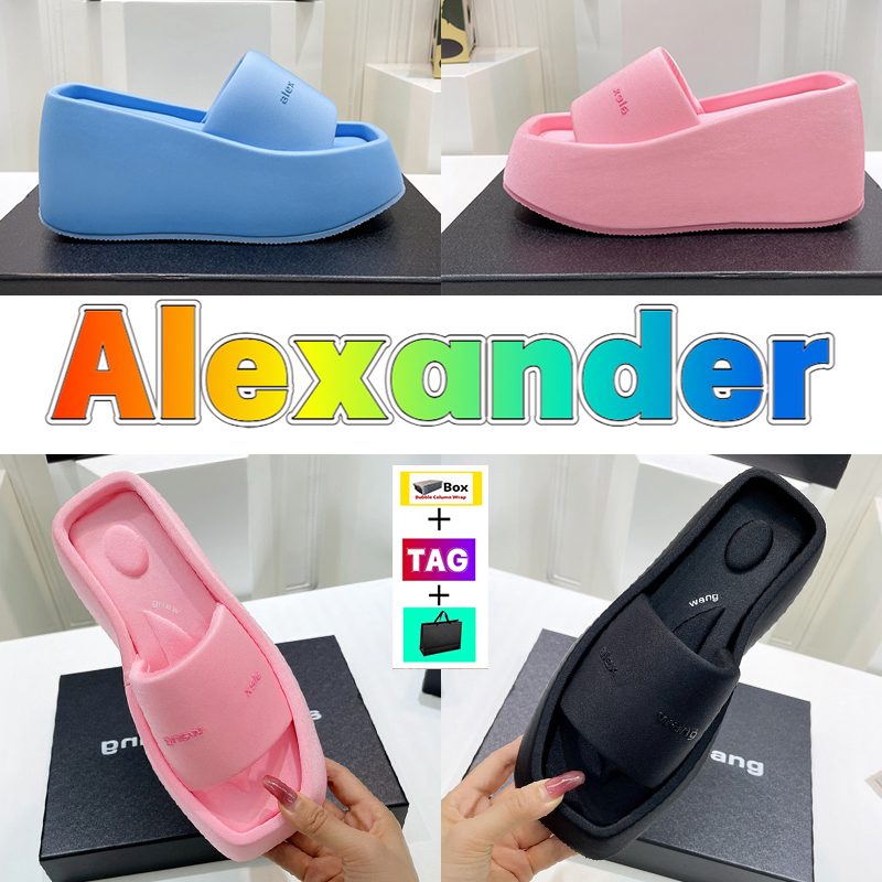 2022 Fashion Alex Taji Platform Slippers Wang with box Designer Sandals Blue Pink Black Luxury Womens Beach Sandal Newest Lady Summer Outdoor Indoor women Slides, Double box 
2022 Fashion Alex Taji Platform Slippers Wang with box Designer Sandals Blue Pink Black Luxury Womens Beach Sandal Newest Lady Summer Outdoor Indoor women Slides, Double box