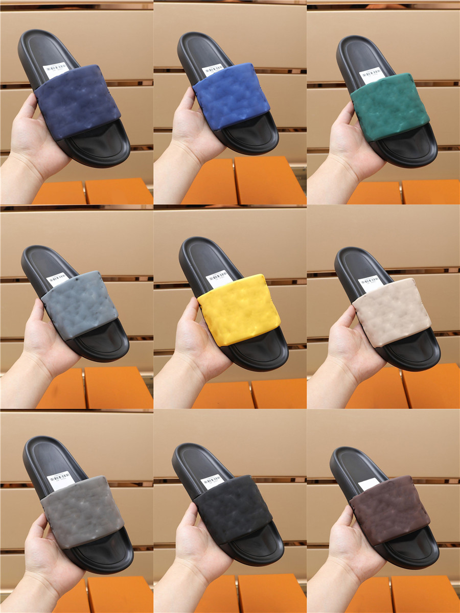 Designer Men Old Flower Slippers Sandals Shoes Leather Slide White Black Blue Yellow Green Brown Grey Outdoor Slider With Original Box 38-44, Customize
Designer Men Old Flower Slippers Sandals Shoes Leather Slide White Black Blue Yellow Green Brown Grey Outdoor Slider With Original Box 38-44, Customize