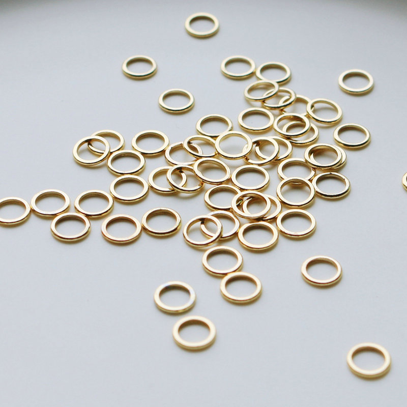20PCS 14K Gold Color Plated Brass Closed Rings 4MM 5MM 6MM Jewelry Accessories Making Supplies 220716
20PCS 14K Gold Color Plated Brass Closed Rings 4MM 5MM 6MM Jewelry Accessories Making Supplies 220716