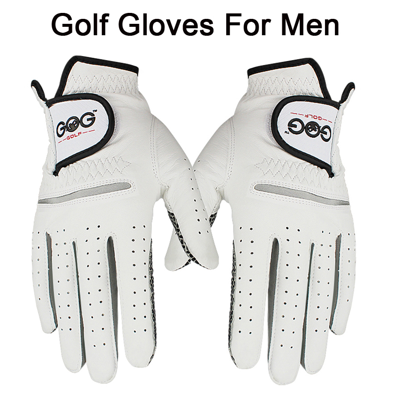 Golf Balls Sport Gloves Professional Genuine Leather Sheepskin Non Slip Antiskid Particles Men Golfer Practice Game Gift White 220712, Wear on right hand
Golf Balls Sport Gloves Professional Genuine Leather Sheepskin Non Slip Antiskid Particles Men Golfer Practice Game Gift White 220712, Wear on right hand