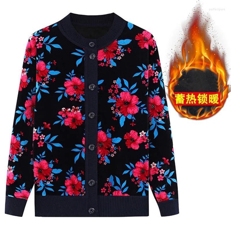 Women's Knits & Tees Middle-Aged Elderly Grandma Spring Autumn Winter Sweater Double-Sided Fleece Cardigan Coat Plus Velvet Knitted Women Ja, Red
Women's Knits & Tees Middle-Aged Elderly Grandma Spring Autumn Winter Sweater Double-Sided Fleece Cardigan Coat Plus Velvet Knitted Women Ja, Red
