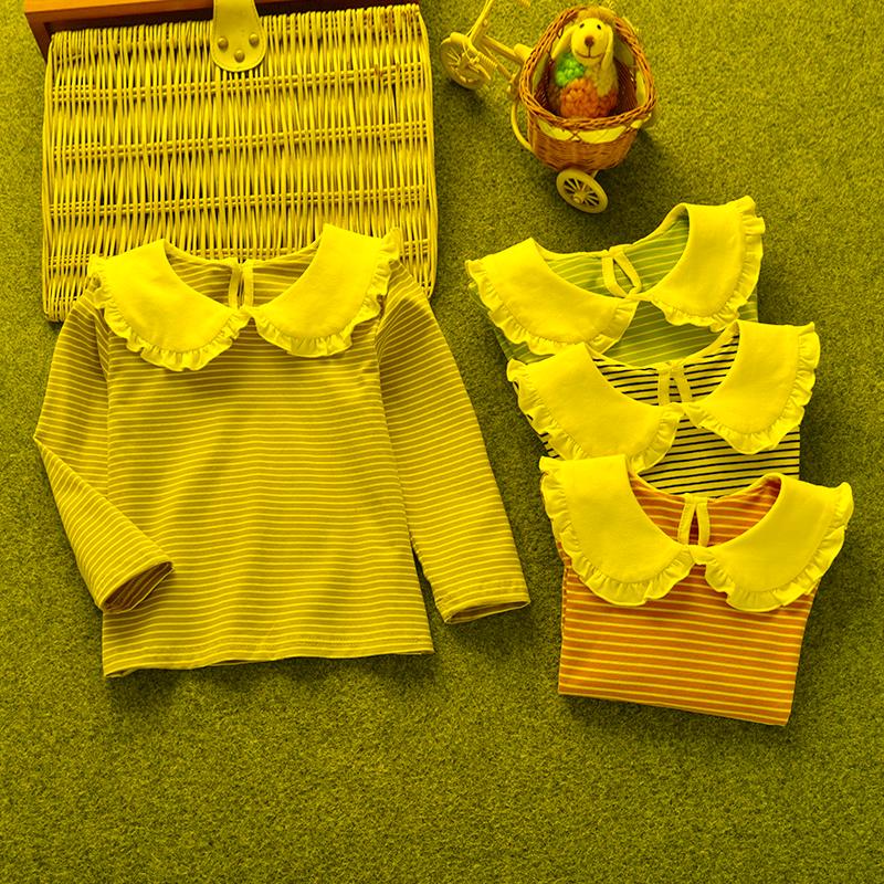 T-shirts Infants Baby Girls Clothes Spring Long Sleeve Pure Cotton Striped Female Children Clothing Autumn Basic Kids Top TeesT-shirts, Yellow
T-shirts Infants Baby Girls Clothes Spring Long Sleeve Pure Cotton Striped Female Children Clothing Autumn Basic Kids Top TeesT-shirts, Yellow