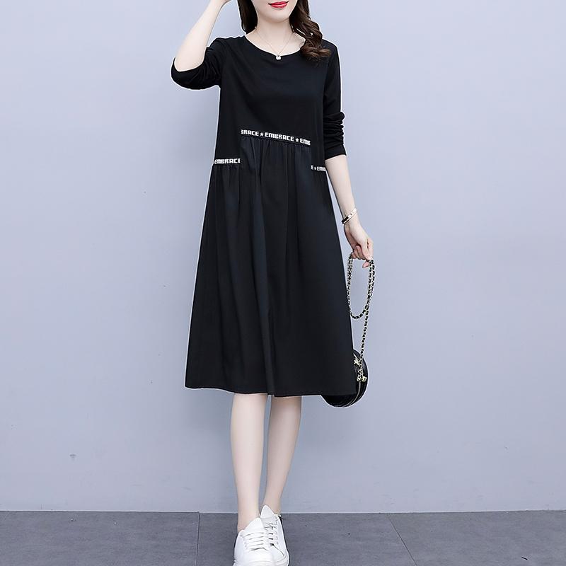 Casual Dresses Spring Autumn Women Dress Thin Long Sleeve Loose Female Knee-length Big Size 2022, Black;gray
Casual Dresses Spring Autumn Women Dress Thin Long Sleeve Loose Female Knee-length Big Size 2022, Black;gray
