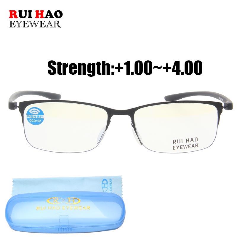 Sunglasses Anti Blue Ray Reading Eyeglasses Near Presbyopia Glasses Fashion Alloy Frame Clear Lenses Single Vision 12801Sunglasses
Sunglasses Anti Blue Ray Reading Eyeglasses Near Presbyopia Glasses Fashion Alloy Frame Clear Lenses Single Vision 12801Sunglasses