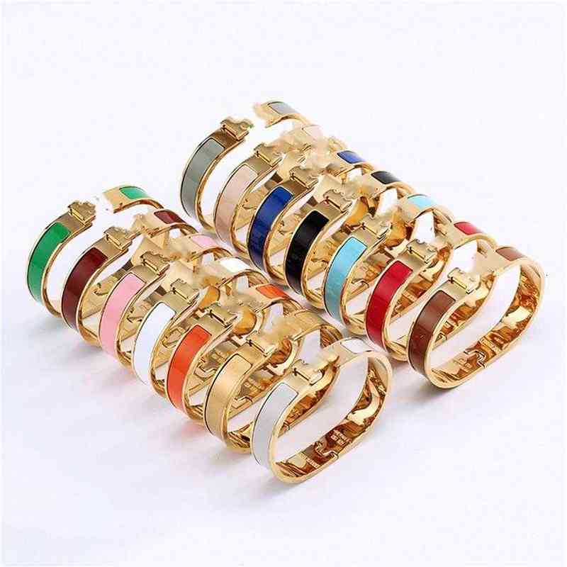 Designer H Bracelet Enamel Bangle Love jewelry Party Wedding Women Couple Hermeing Gift Multiple Colour Fashion Luxury size #17 Wi298c
Designer H Bracelet Enamel Bangle Love jewelry Party Wedding Women Couple Hermeing Gift Multiple Colour Fashion Luxury size #17 Wi298c
