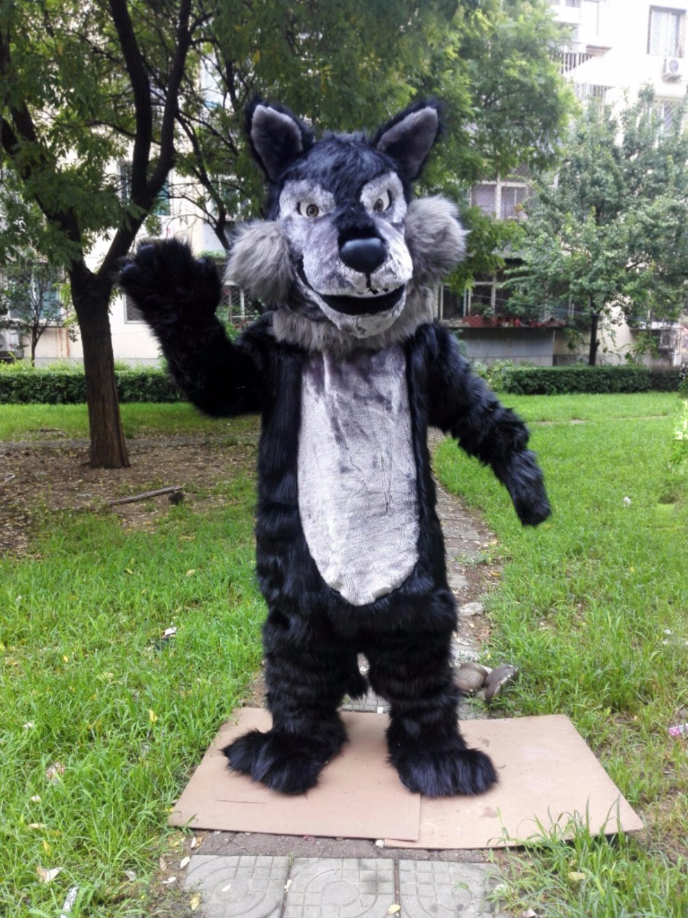 plush wolf mascot Coyote werewolf costume custom fancy costume anime kit mascotte theme fancy dress carniva costume41298, Black
plush wolf mascot Coyote werewolf costume custom fancy costume anime kit mascotte theme fancy dress carniva costume41298, Black