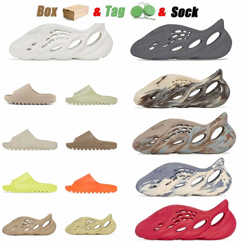 Designer slippers mens EVA rubber womens comfort sandals new collection Glow Green Soot Onyx black bone foam yeezys slippers yeezies slide
Designer slippers mens EVA rubber womens comfort sandals new collection Glow Green Soot Onyx black bone foam yeezys slippers yeezies slide