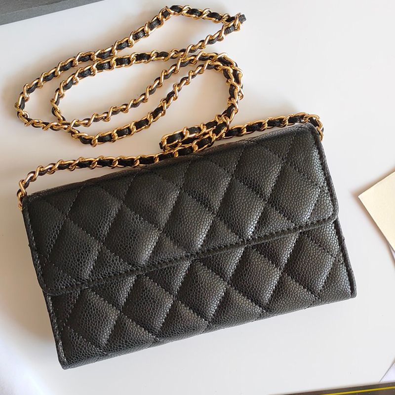Genuine Leather Women Coin Purse Shoulder Bag luxurys designers Ladies Fashion Chain bags Flap wallets Purse Credit ID Card Holder Classic Style wallet Black, Black-b
Genuine Leather Women Coin Purse Shoulder Bag luxurys designers Ladies Fashion Chain bags Flap wallets Purse Credit ID Card Holder Classic Style wallet Black, Black-b