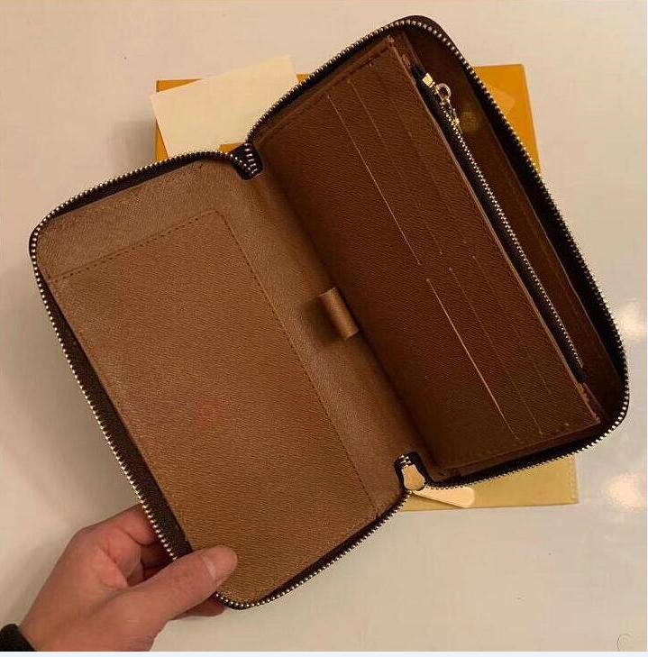 designer Fashion women men clutch wallet leather wallets single zipper wallets luxury lady male long and short classical coins purse tre-54, Brown/flower
designer Fashion women men clutch wallet leather wallets single zipper wallets luxury lady male long and short classical coins purse tre-54, Brown/flower